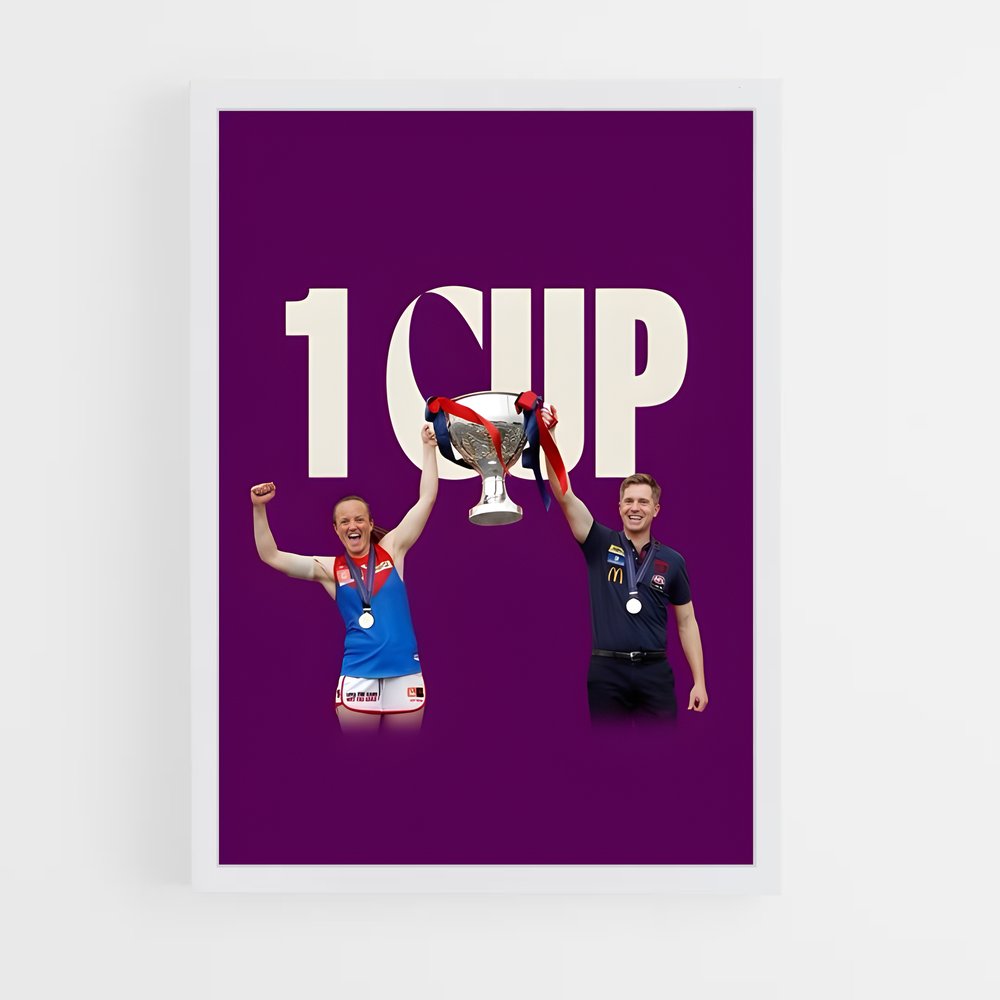 Poster Champions Unis – affiche Football australien (vue 3)